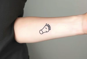 a super simple thing that can refer to achilles or achilles heel tattoo idea