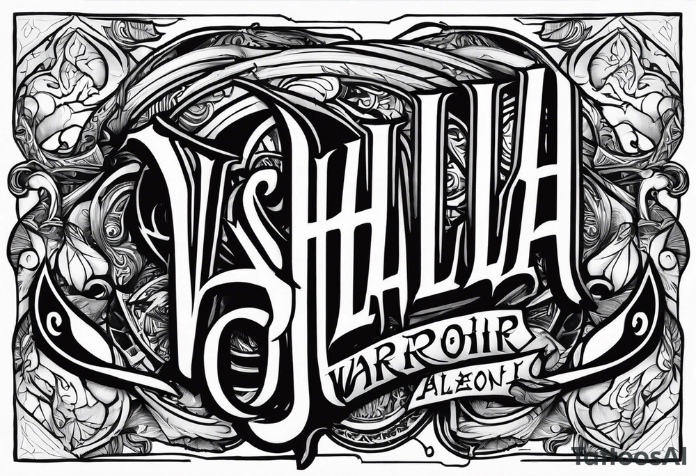 Valhalla fallen warrior tattoo idea