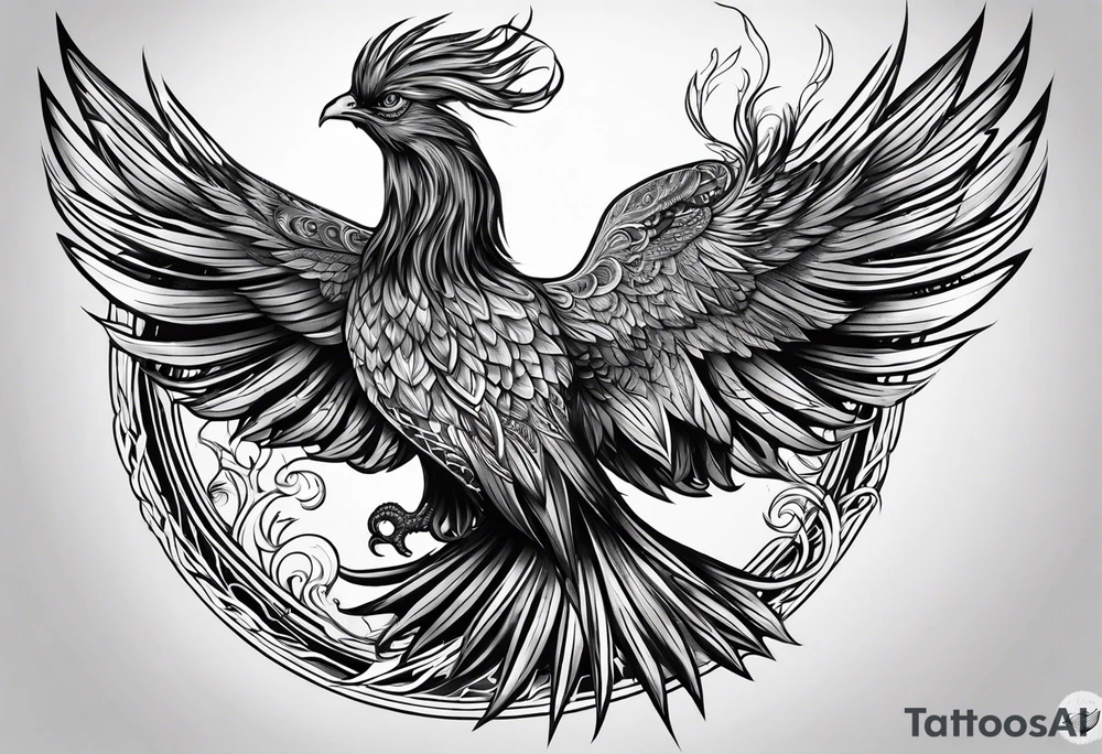 phoenix tattoo idea