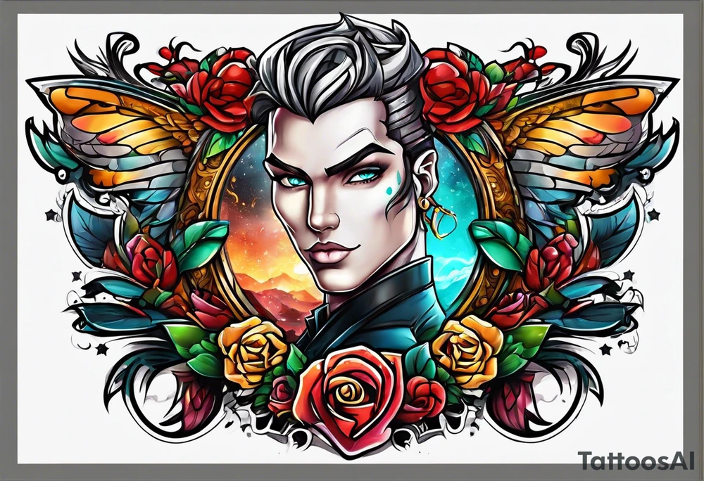 I want the name "Drew" tattoo idea
