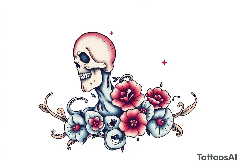 hip tattoo on the hip tattoo idea