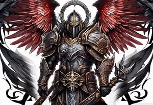 Warrior Angel tattoo idea