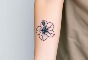 indigenous, ecuador, hibiscus flower tattoo idea