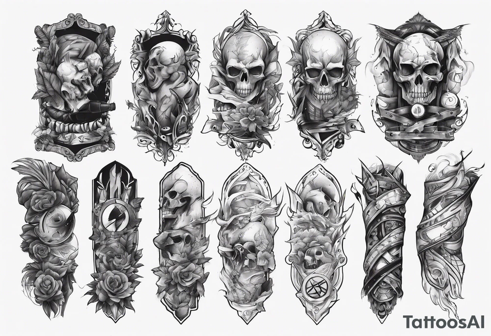 Arm sleeve for men tattoo idea