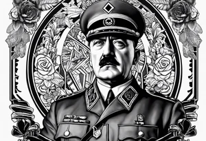 Adolp Hitler SS TOTEMKOPH tattoo idea