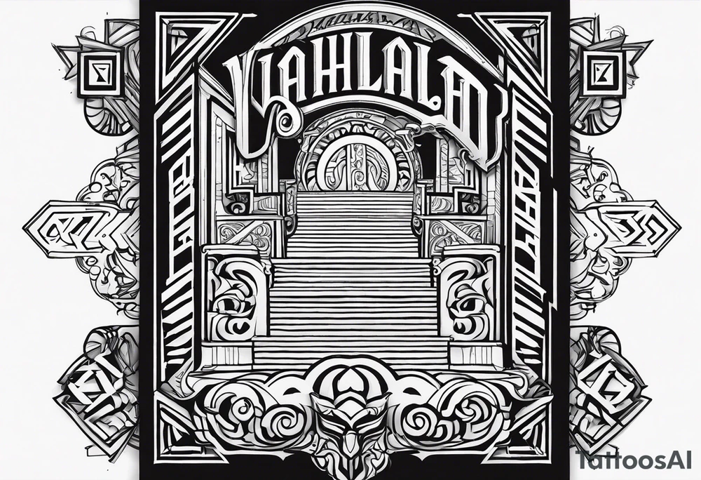 Valhalla 
 steps tattoo idea