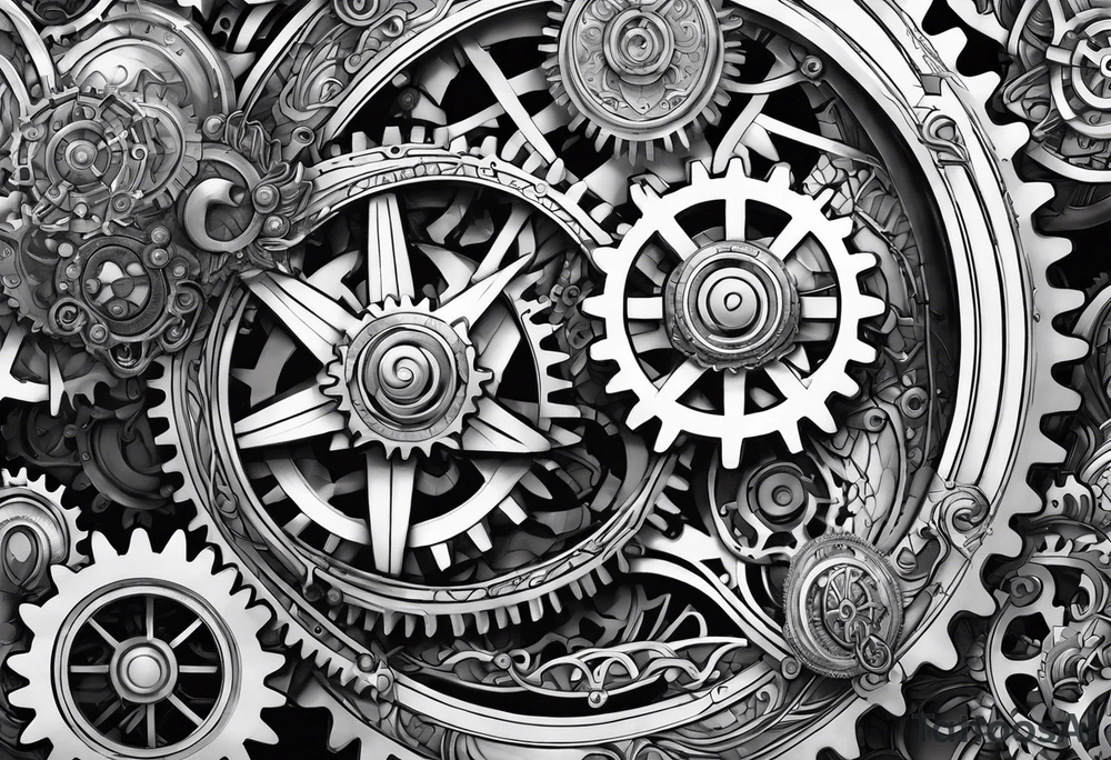 steam punk, Gears, Autism tattoo idea