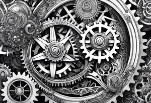 steam punk, Gears, Autism tattoo idea