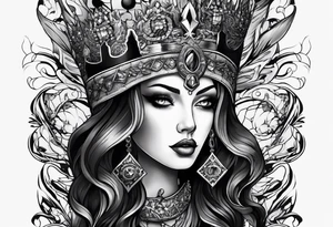 bad king tattoo idea