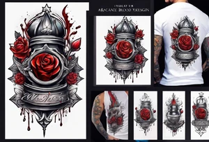 arcane blood magic tattoo idea