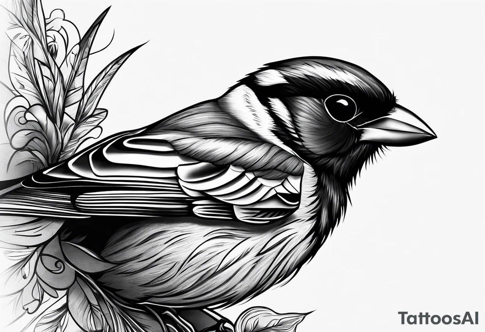 His eye is on the sparrow tattoo idea