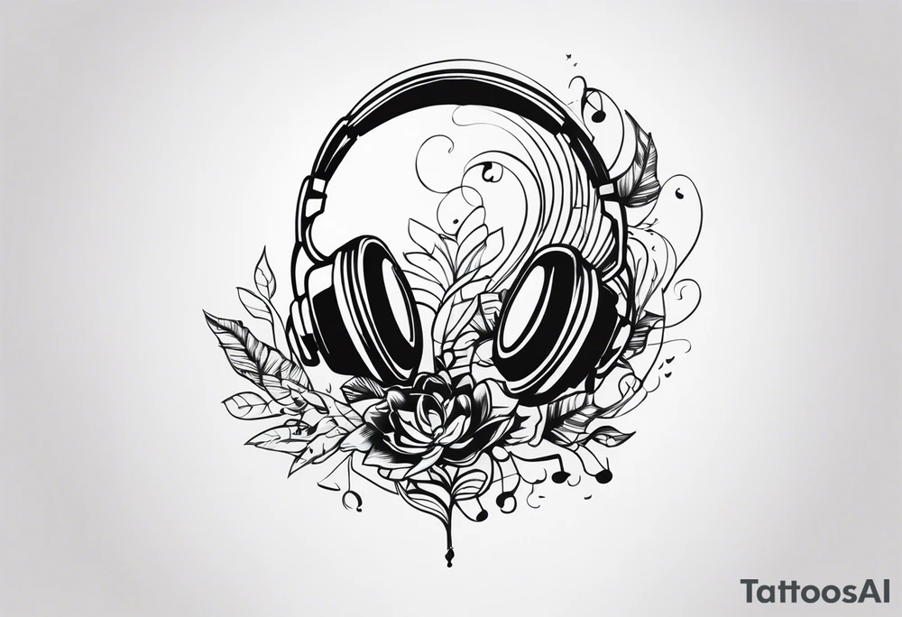 music tattoo idea