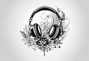 music tattoo idea