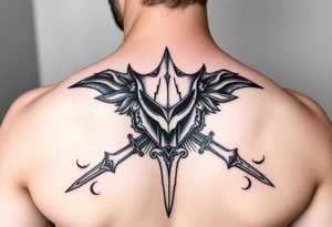 Medieval quest dark knight tattoo idea