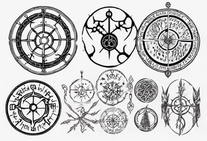 Lord of the rings, Vegvisir tattoo idea