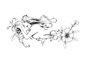 Sexy unique Aquarius sleeve tattoo tattoo idea