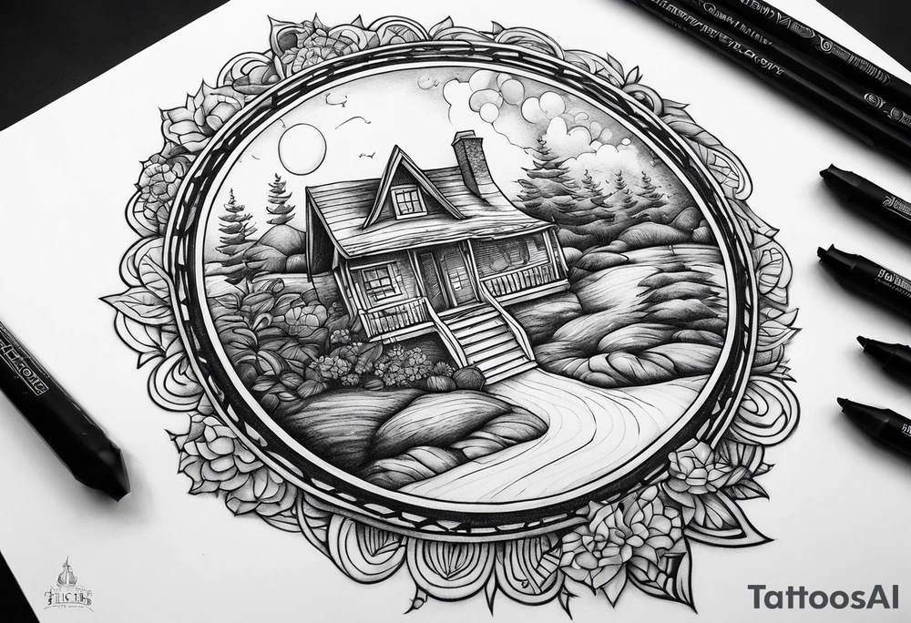 Home is the people not the place tattoo idea