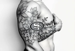 Maple leaves, juniper leaves, Blake, Kenya, Jacob, 49ers, Acura logo, gmc logo, Chrysler logo tattoo idea