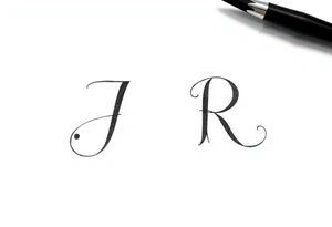 Letters J and R tattoo idea