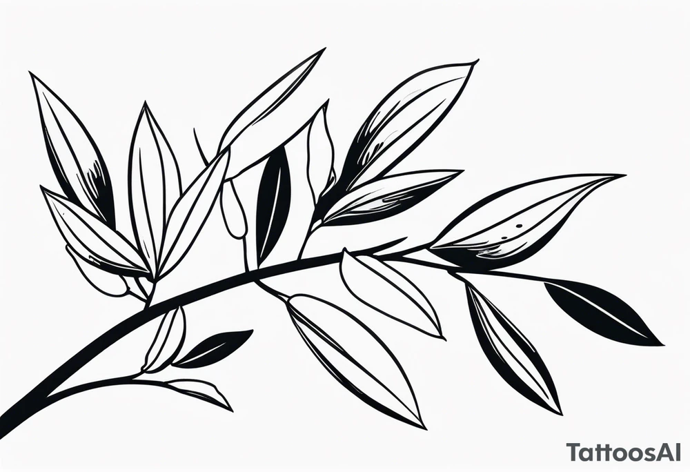 Olive branch tattoo tattoo idea