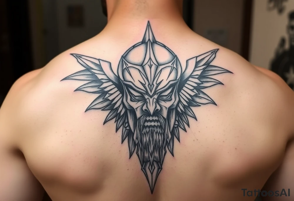 Battle hardened warrior of God tattoo idea