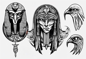 horus tattoo idea