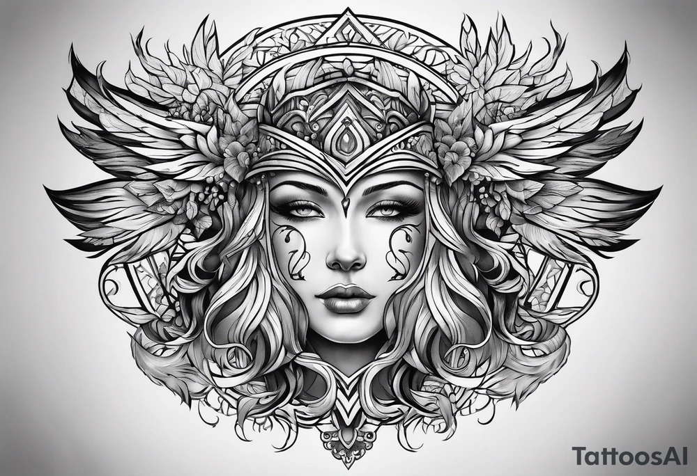 Pagan style tattoo tattoo idea