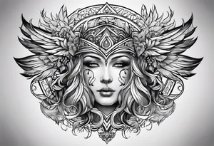 Pagan style tattoo tattoo idea