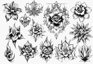 cybersigilism flor de maga tattoo idea