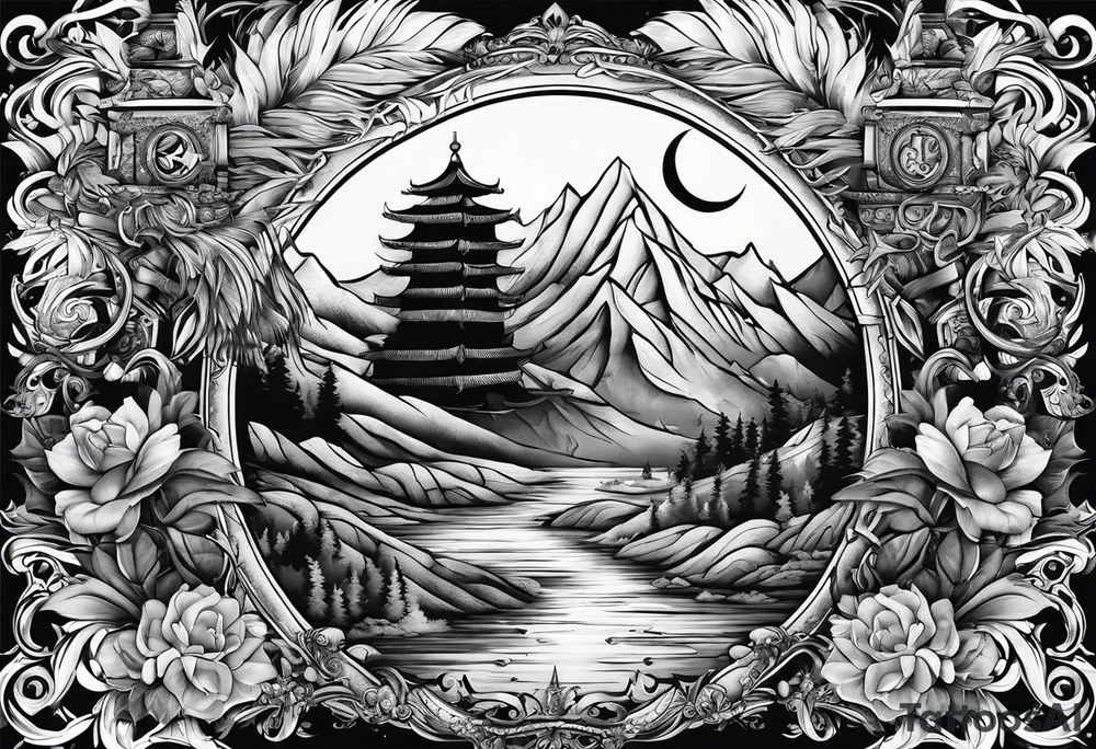 An adventure to live, battle to fight, beauty to love tattoo idea