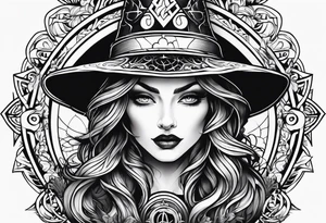 Witch symbol tattoo idea
