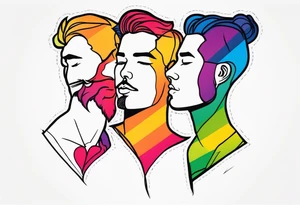 Gay couple tattoo idea