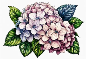 Hydrangea tattoo idea