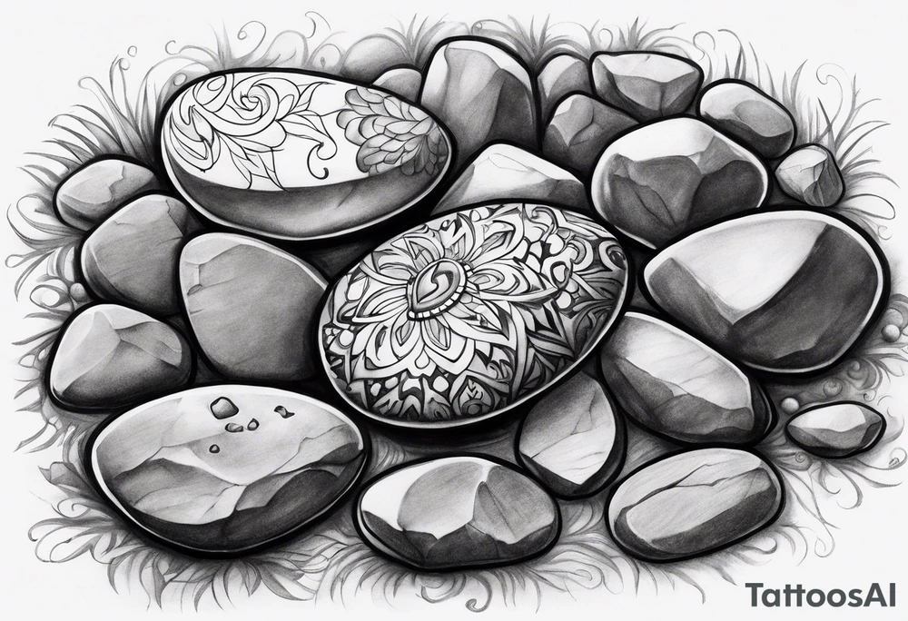 Wishing rocks tattoo idea