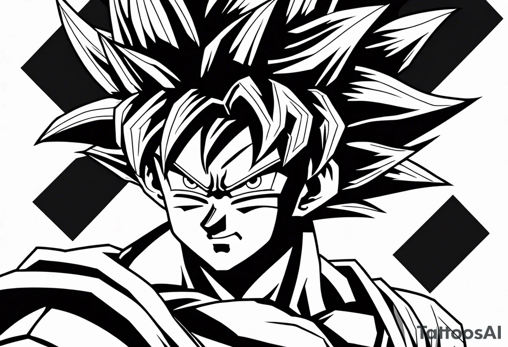 Son Goku tattoo idea