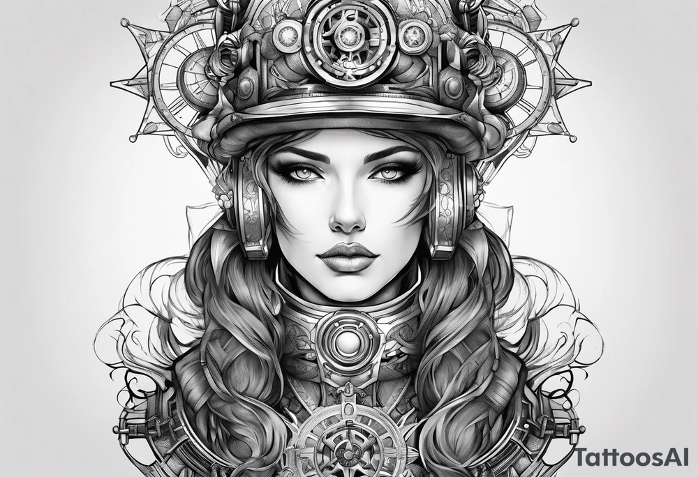Steampunk ictheus tattoo idea