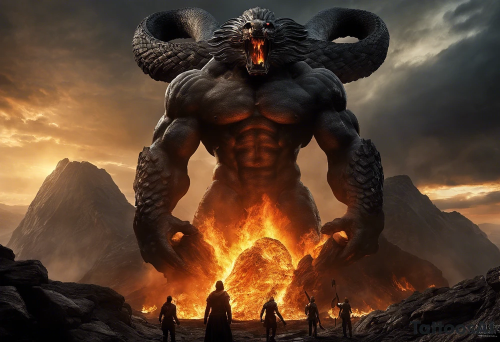 Prometheus: Ein muskulöser Titan, der das Feuer den Menschen bringt, mit einem fokussierten Blick und einer ausgestreckten Hand, die das flammende Feuer hält.
	2.	Herakles und die Hydra: Herakles, stark und kämpferisch, mit einem entschlossenen Ausdruck, der die Hydra mit ihrem schlangenartigen Körper besiegt, während er mutig gegen sie kämpft.
	3.	Odysseus’ Reise: Ein sturmgepeitschtes Schiff, auf dem Odysseus und seine Mannschaft gegen die Wellen kämpfen, mit ausdrucksstarken Gesichtern, die Entschlossenheit und Überlebenswillen zeigen.
	4.	Perseus und Medusa: Perseus, mit erhobenem Schwert, der Medusa entgegentritt, mit ihrem schlangenhaften Haar und ihrem verstörenden Blick, der das Leid und die Herausforderungen symbolisiert, die Perseus überwinden musste.
	5.	Die Eule der Athena: Eine majestätische Eule, ruhig und wachsam, mit großen, klaren Augen, die Weisheit und Stärke symbolisieren, und in der Nähe des Ellbogens platziert sind.

Auf unterarm tattoo idea