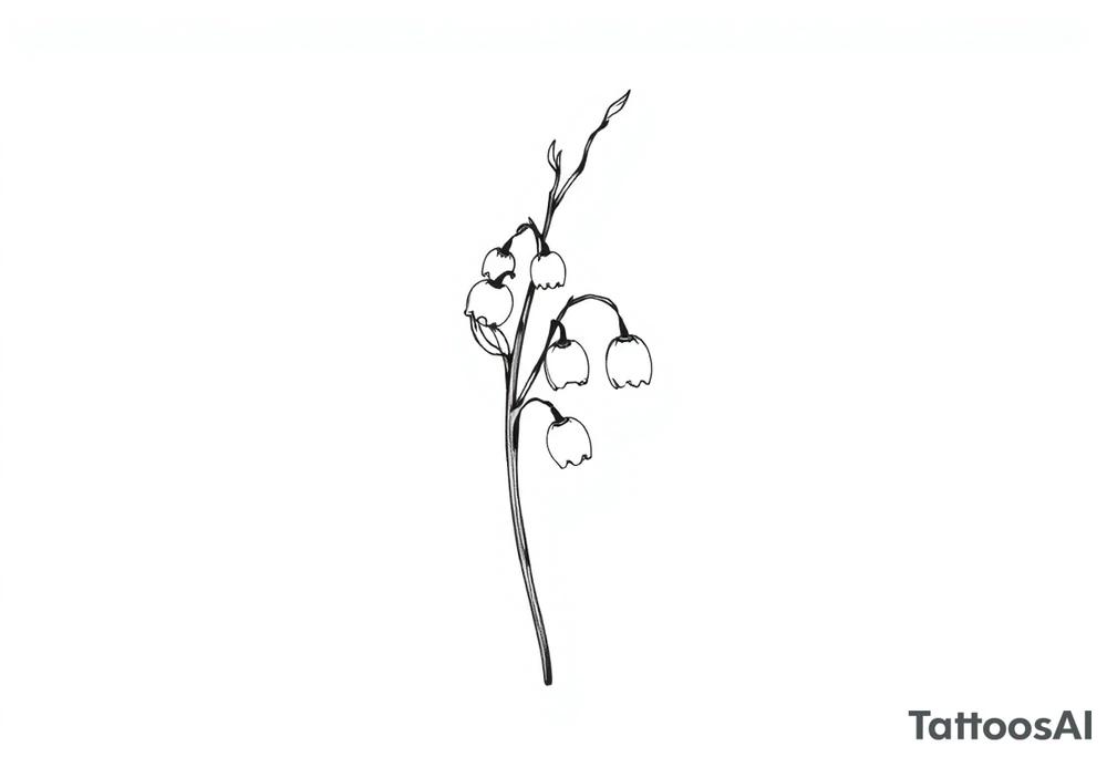 Lily of the valley tattoo idea