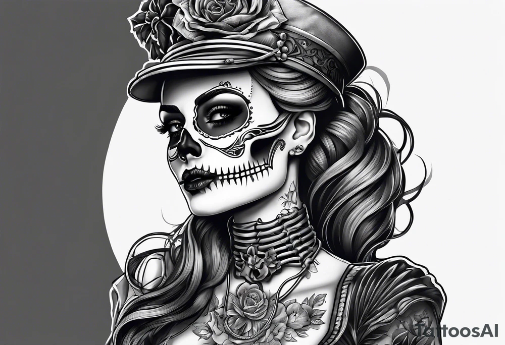 Nurse skeleton. tattoo idea
