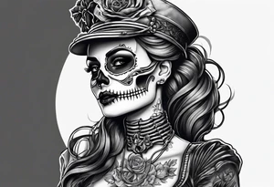 Nurse skeleton. tattoo idea