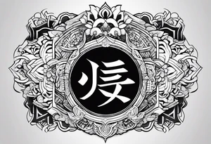 kanji forever tattoo idea