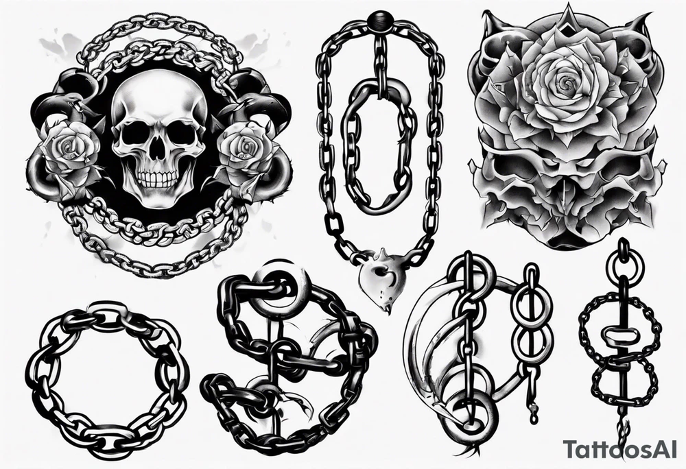 Chains tattoo idea