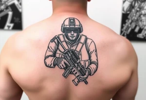 Army Soldier tattoo idea