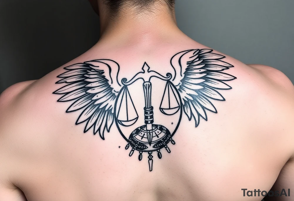 Angel Leonardo, signo zodiacal libra, circulo de música electrónica favorita tattoo idea