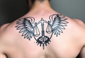 Angel Leonardo, signo zodiacal libra, circulo de música electrónica favorita tattoo idea