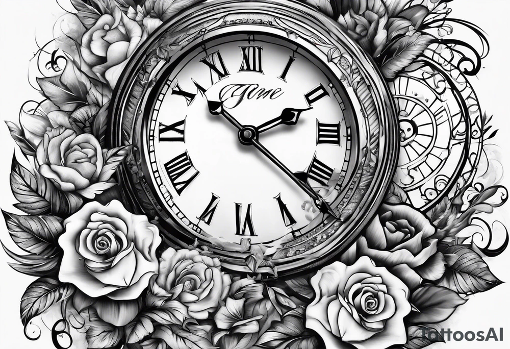 Time is money tattoo idea