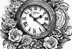 Time is money tattoo idea