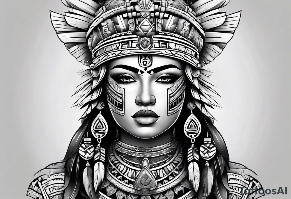 Aztec tattoo idea