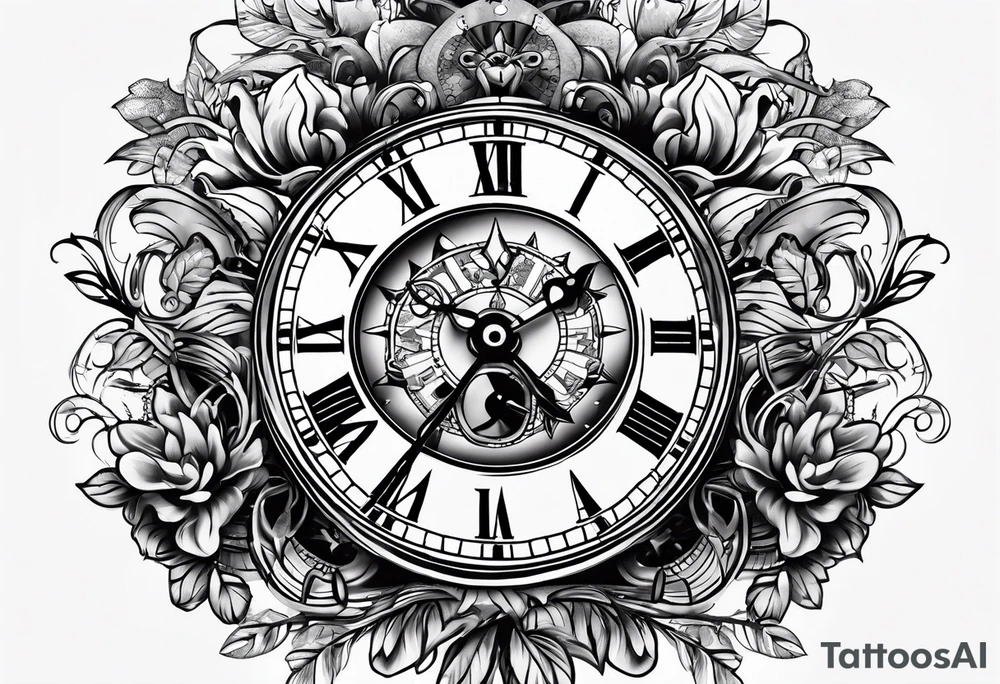 Time is money tattoo idea