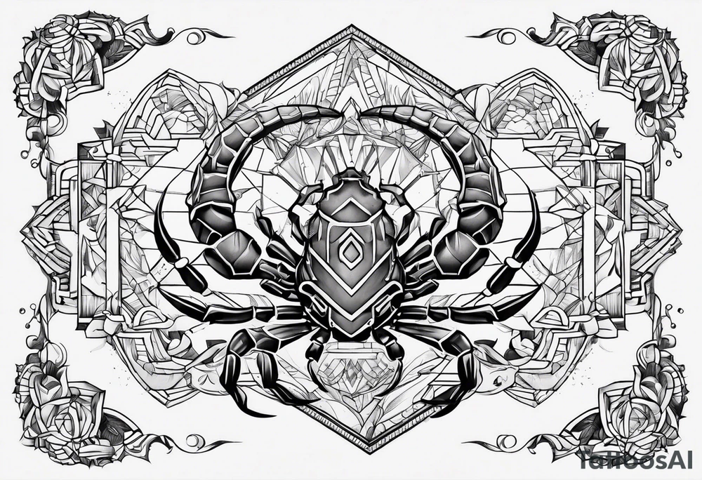 scorpio tattoo idea